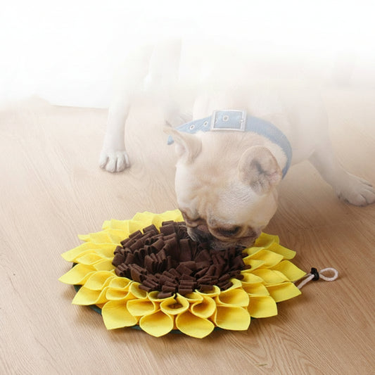 Kindra Snuffle Mat — Sunflower Slow Feeder & Enrichment Mat for Dogs